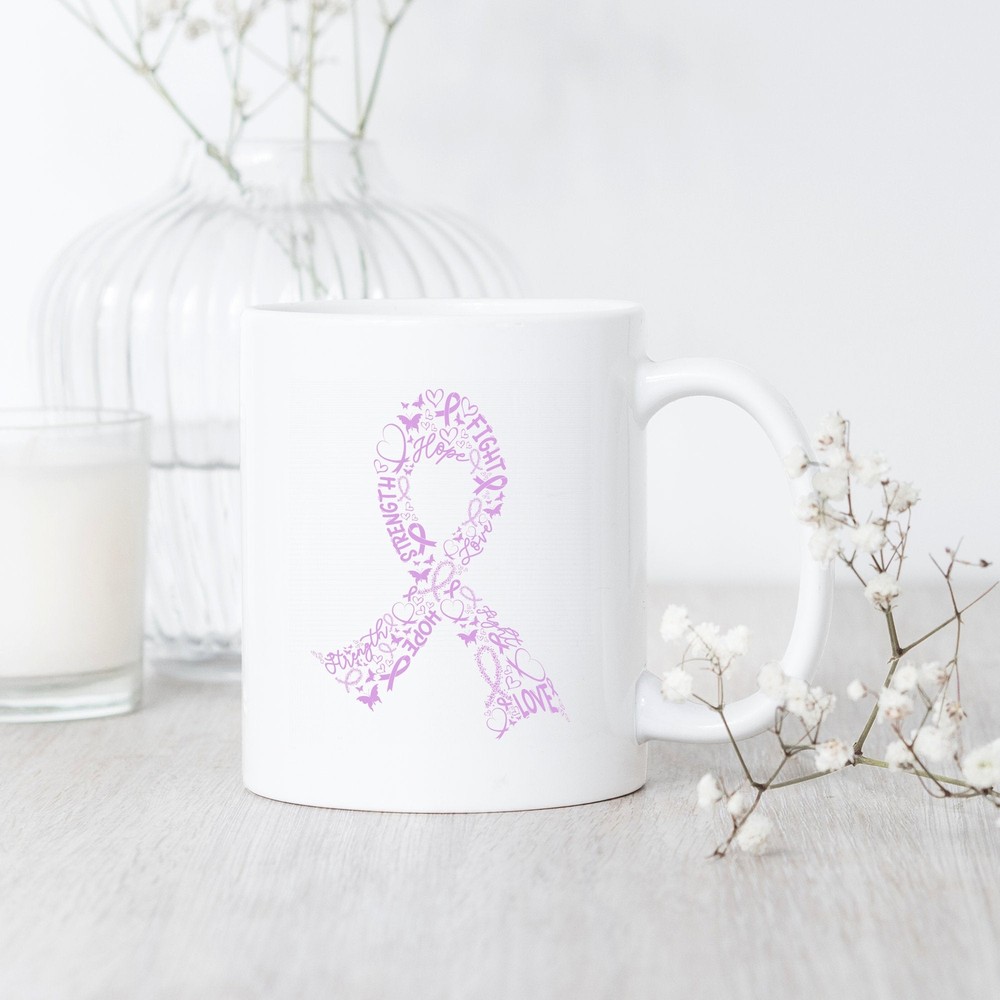 Testicular Cancer Warrior Mug Strength Survival Support Gift
