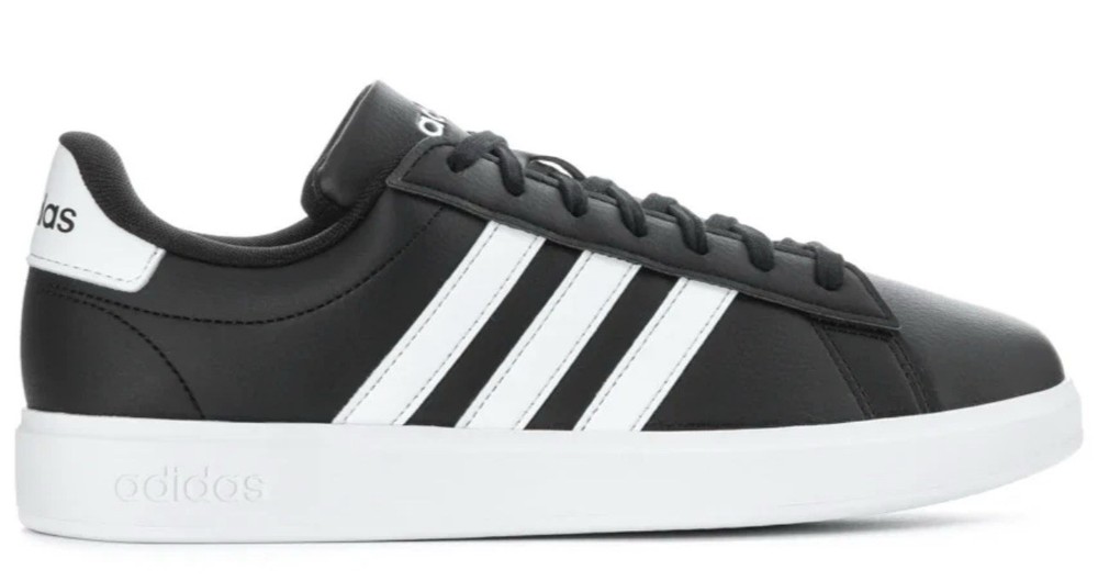 Size 8.5 - Adidas Grand Court 2.0 Black White