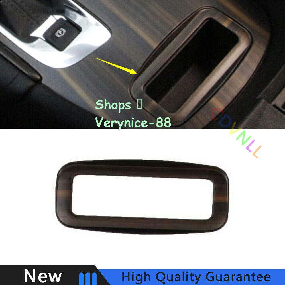 For Chevrolet Malibu 2016-2021 Matte Wood Grain Middle Console Storage Box Trim