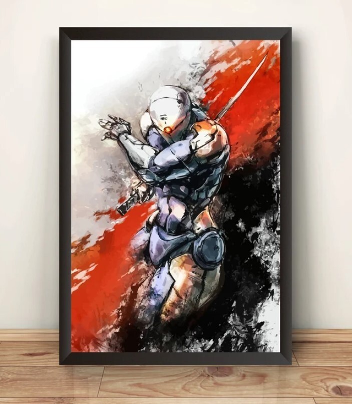 Grayfox Cyborg Ninja Frank Jaeger Cover Premium Poster