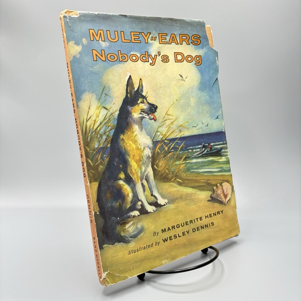 Muley-Ears Nobody's Dog by Marguerite Henry 1959 Rand McNally Vintage Children's