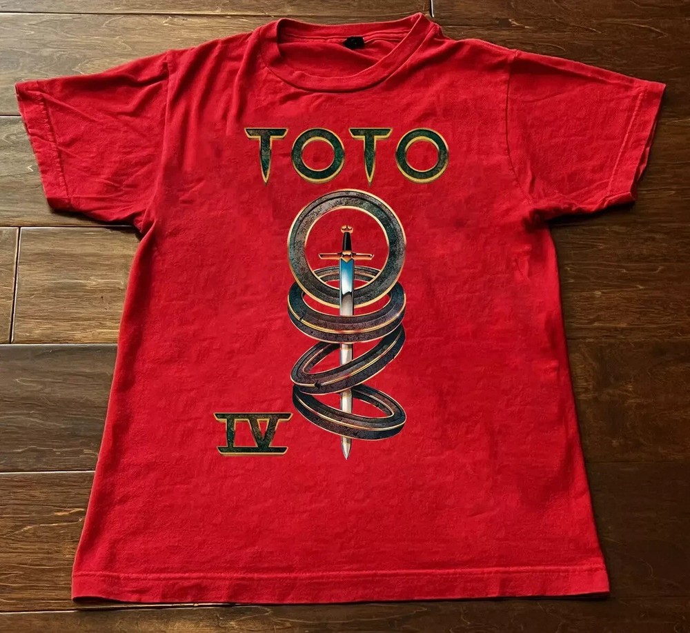 HOT Collection TOTO Album Band RED COTTON T SHIRT FULL SIZE S-5XL