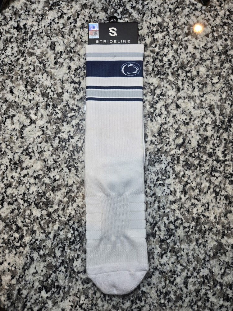 Penn State Nittany Lions Socks Strideline Crew Premium Licensed Athletic Wear