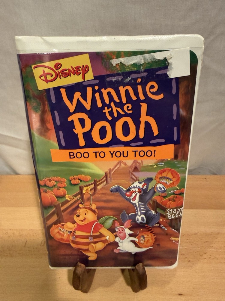 Disney Winnie the Pooh - Boo to You Too Pre Owned Vhs Tape