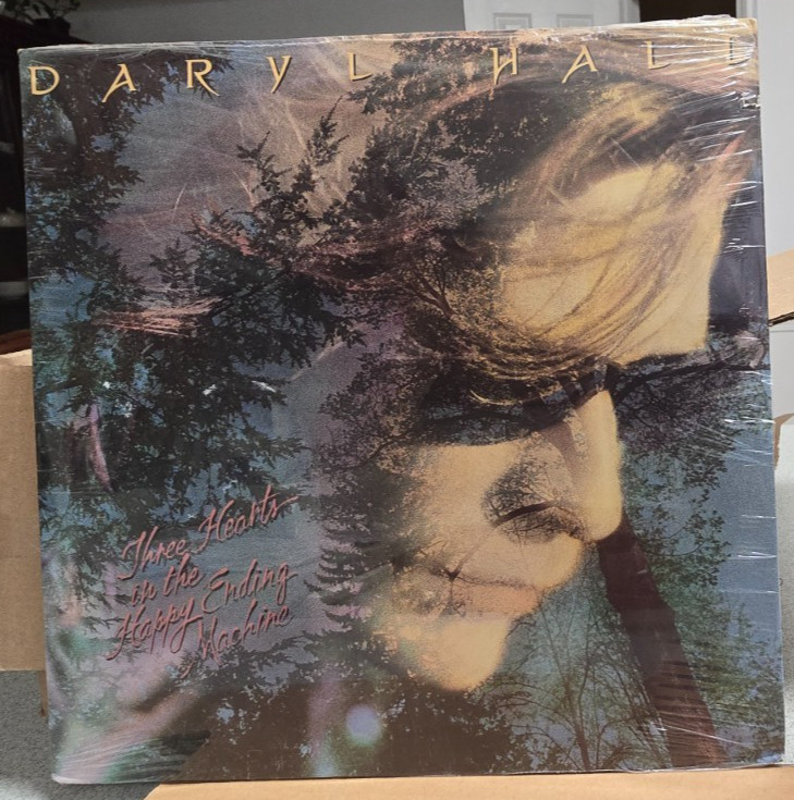 Daryl Hall Three Hearts in the Happy Ending Machine ~Made in US - AJL1-7196~ New