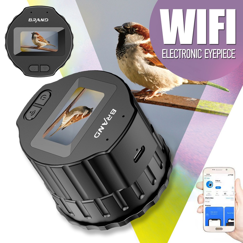 New Microscope V13 Electronic Eyepiece Camera Recorder Bird Watching Telescope