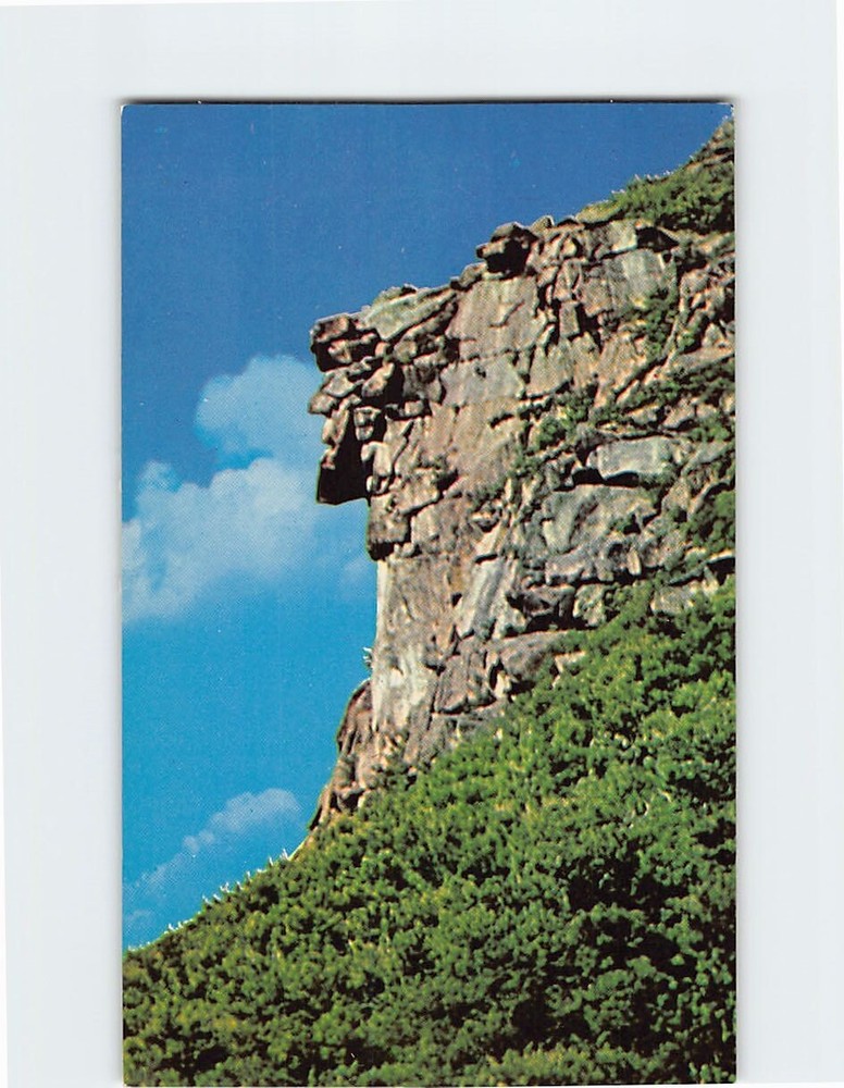Postcard Old Man Of The Mountains Franconia Notch Franconia USA