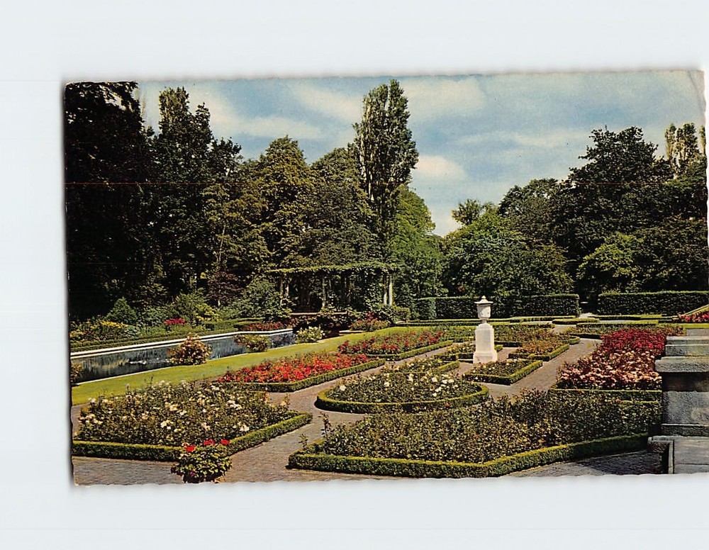 Postcard Garden Peace Palace The Hague Netherlands