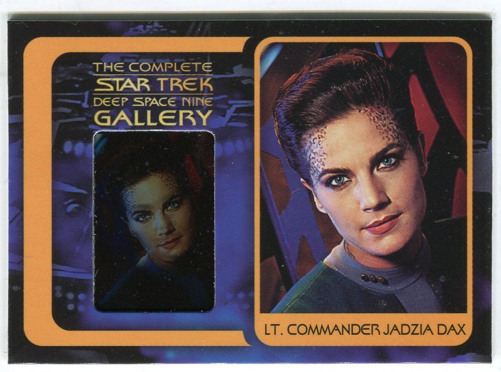 Star Trek Complete Deep Space Nine DS9 Gallery Chase Card G5 Lt Comm. Jadzia Dax