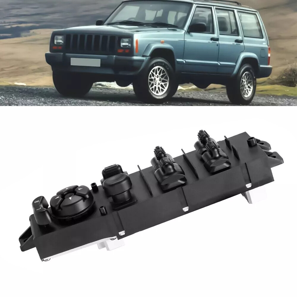 New Front Driver Side Power Window Switch For 1997-2001 Jeep Cherokee 68171681AA