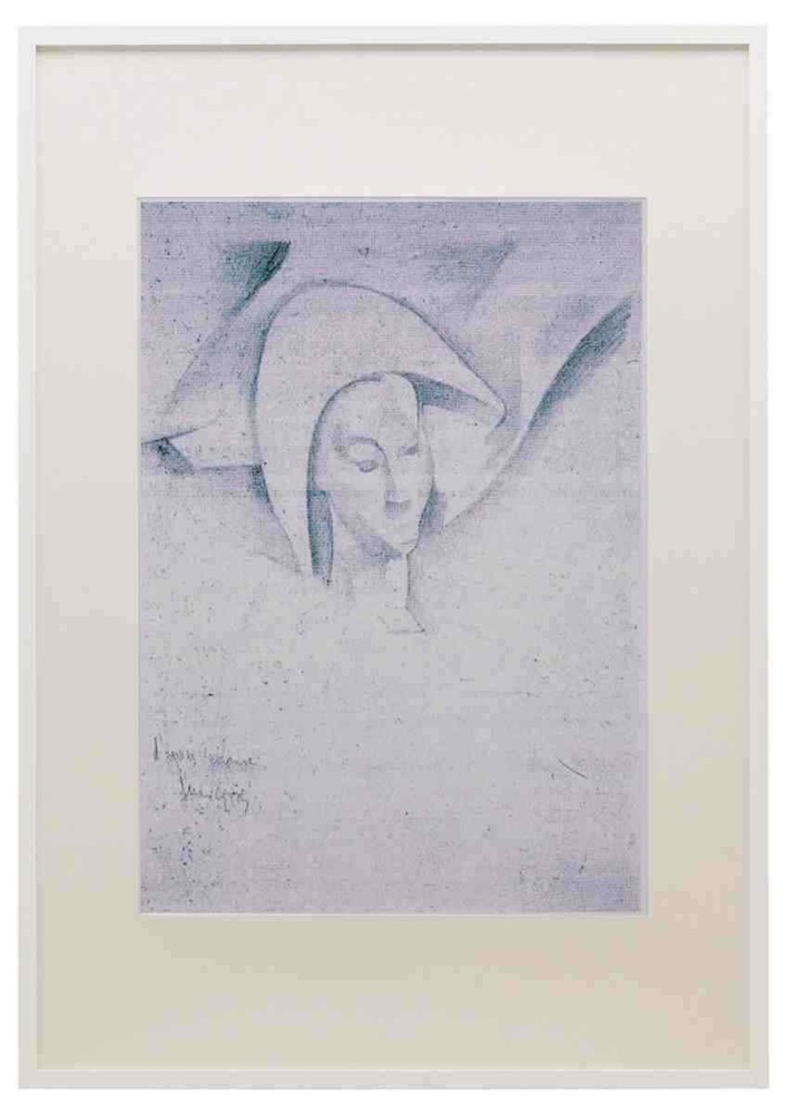 Cezanne Juan Gris Abstract Harlequin Head Art Print Framed A3 A4