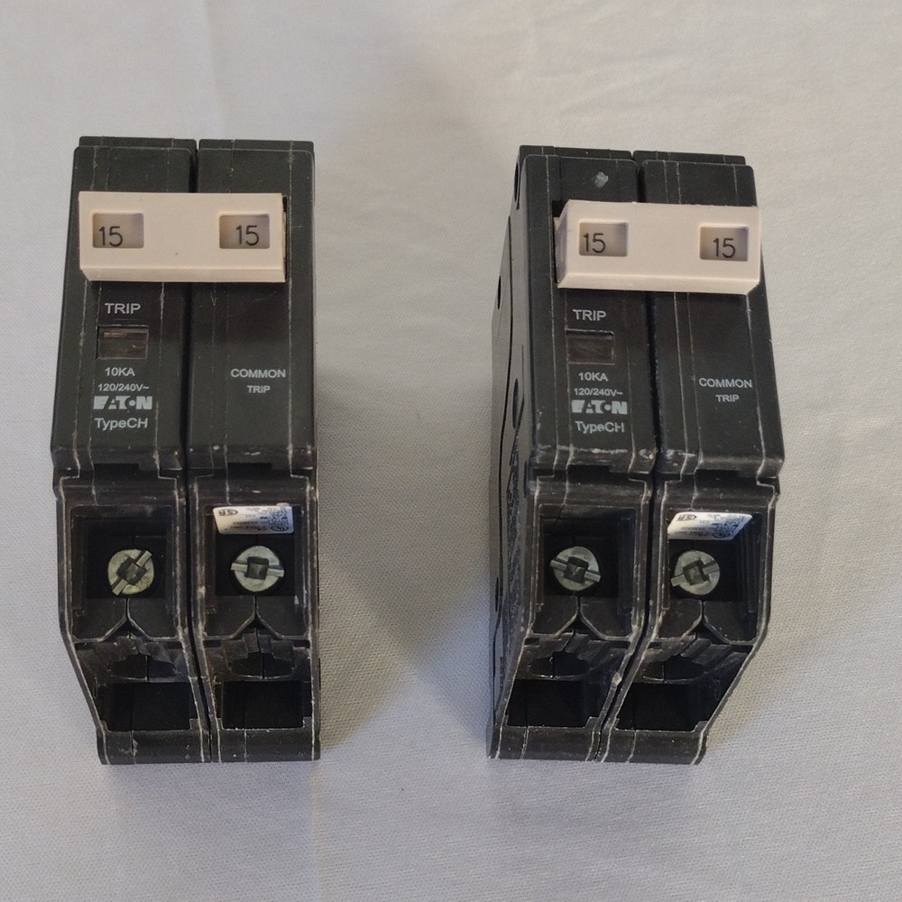 Eaton CH 15 Amp 240 Volts 2-Pole Circuit Breaker with Trip Flag