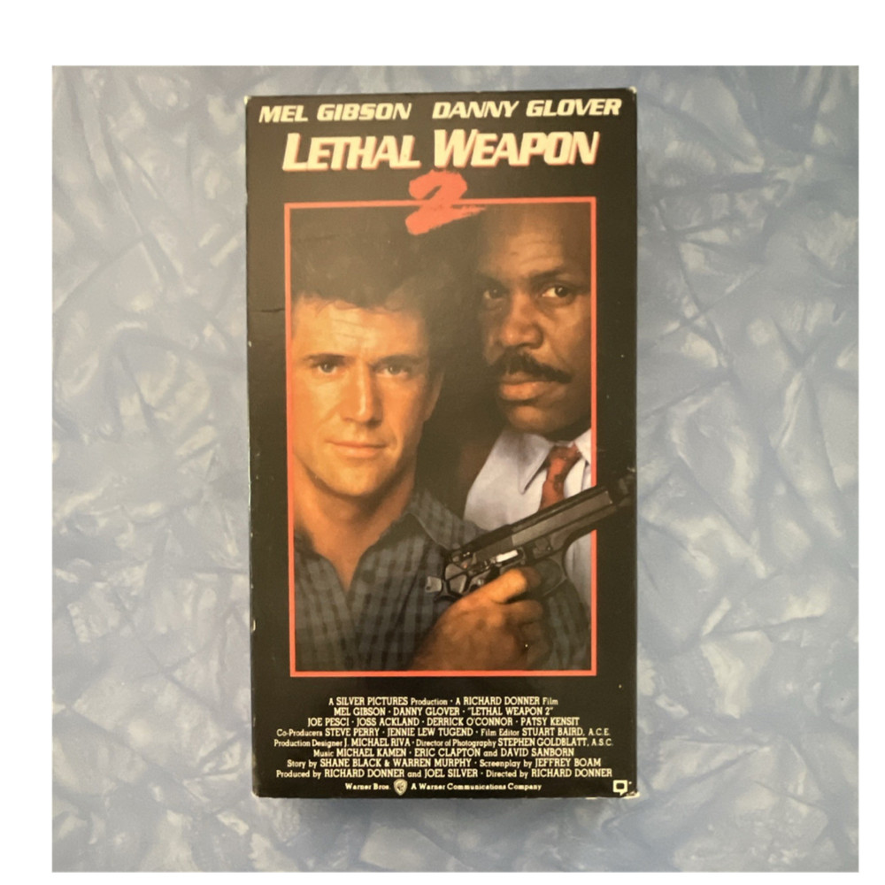 Warner Home Video Lethal Weapon 2 VHS Tape Action Mel Gibson Danny Glover Pesci