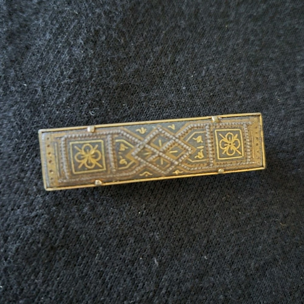 Vintage Tie Bar Clip for Men Fashion Made in Spain