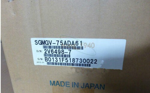 One New Yaskawa Servo Motor Sgmgv-75Ada61