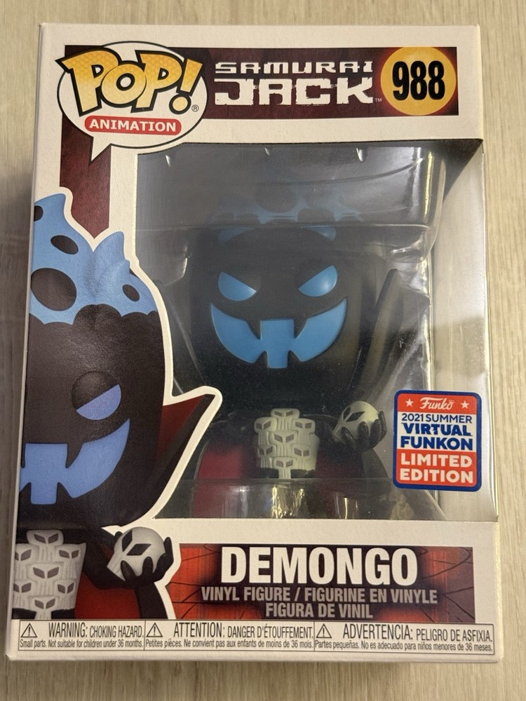 SDCC Exclusive Funko Pop Samurai Jack Demongo Hot Topic #988