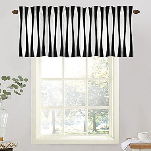 Black Modern Curve Stripes 52