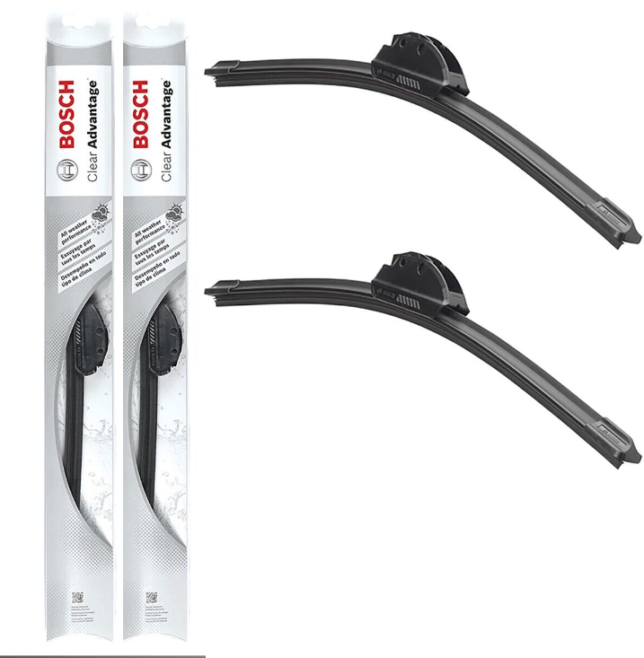 (SET OF 2) Bosch Clear Advantage Wiper Blade Size 24 & 19 Front Left and Right