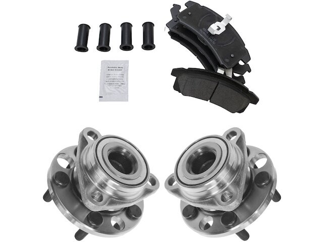 Front Wheel Hub Assembly and Brake Pad Kit fits Achieva 1992-1995 45TQFK
