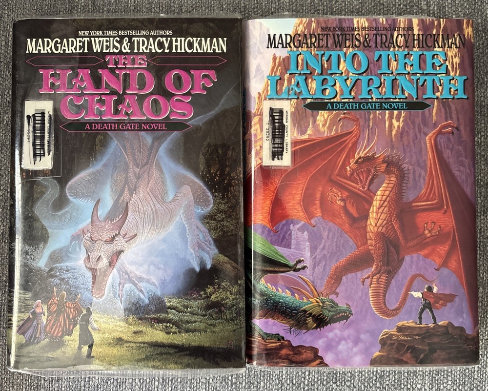 Weis & Hickman Death Gate Cycle HC 1st Ed. “Hand Of Chaos” Into The Labyrinth”