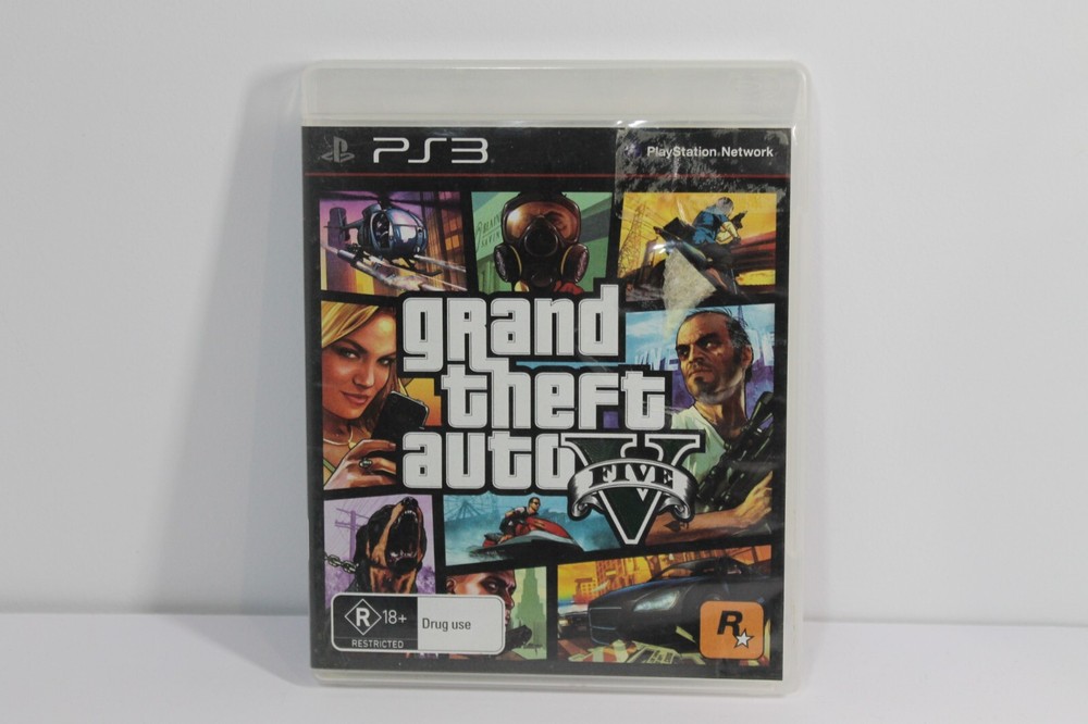 Grand Theft Auto V 5 GTA5 for Sony PlayStation 3 PS3 -No Manual FAST FREEPOST🍿✅