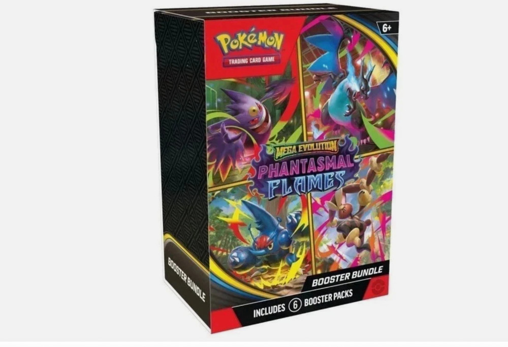 Pokemon TCG: Phantasmal Flames Factory Sealed Booster Bundle Box New