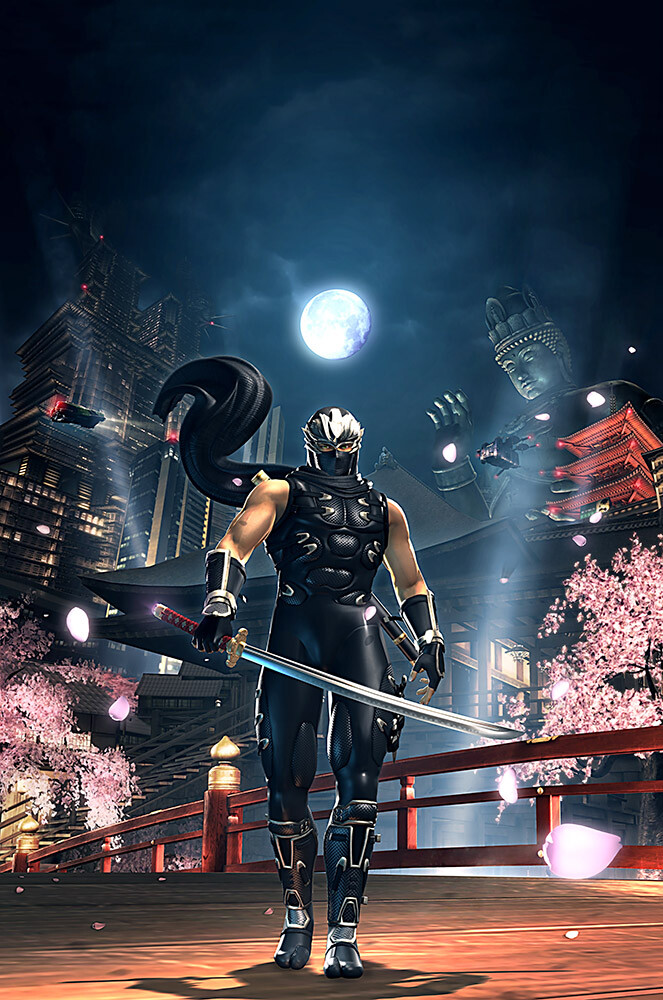 Ninja Gaiden Sigma Ryu Black Premium Poster for PS3 Xbox 360 NGS011 USA Made