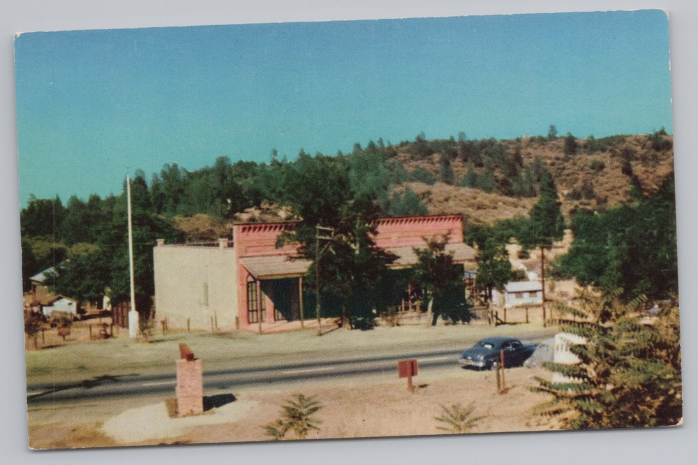 Shasta CA~The Old Shasta County Court House~Now A Museum~Vintage Postcard
