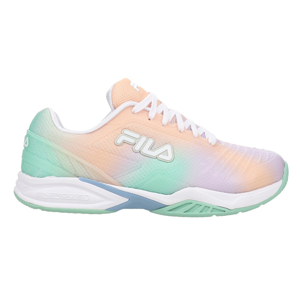 Fila Axilus 2 Energized Tennis  Womens Orange, Purple Sneakers Athletic Shoes 5T