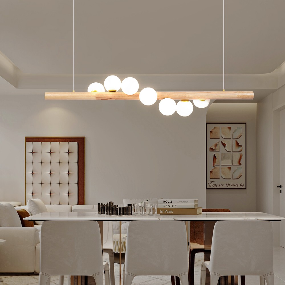 Modern 7-LED Ceiling Light Fixture for Bedroom or Dining Room 110V