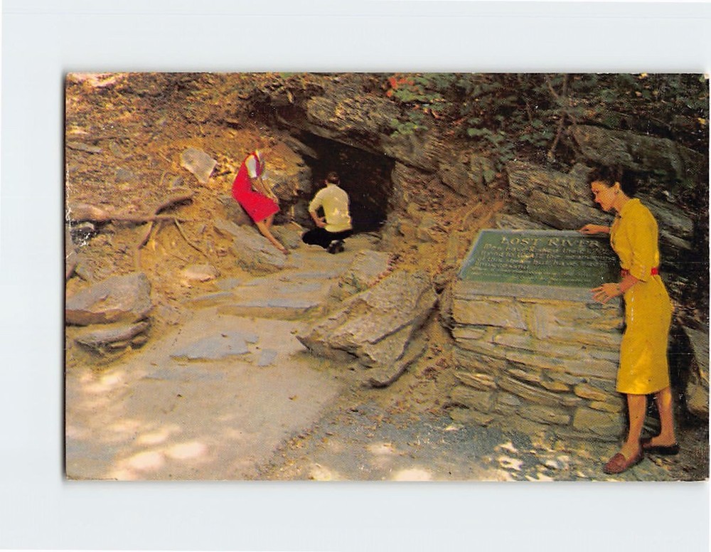 Postcard Lost River Natural Bridge Virginia USA North America
