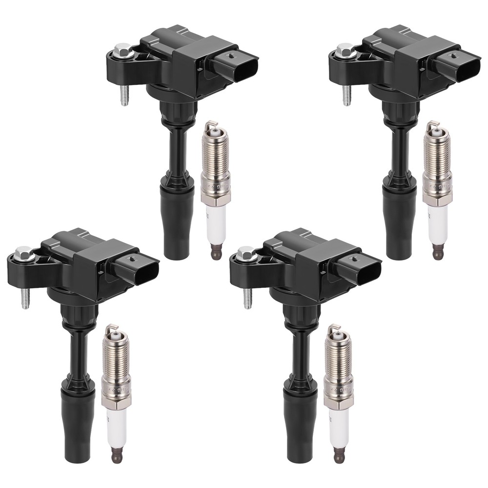 4pcs Ignition Coil & Iridium Spark Plug for 2017 Chevrolet Colorado 2.5L UF680