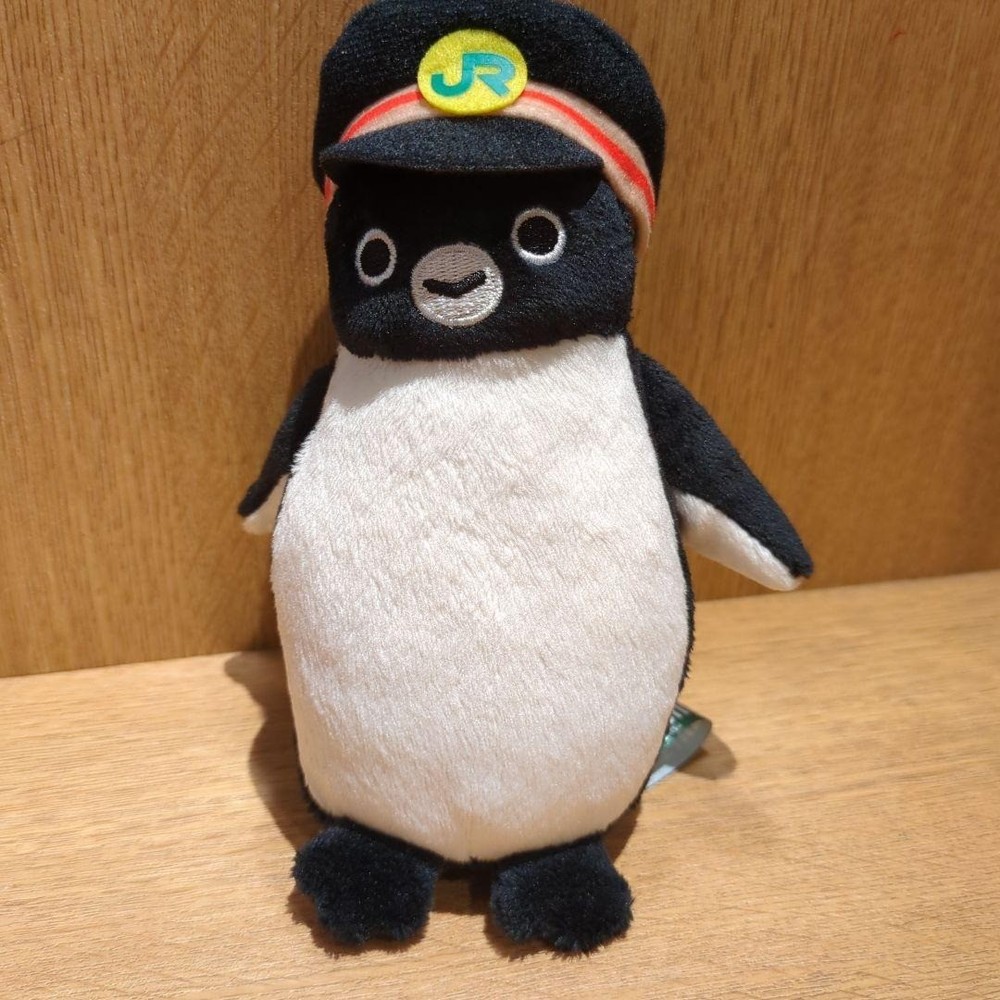 Suica Penguin Station Staff Mascot Plush Key Chain Included JR Japan