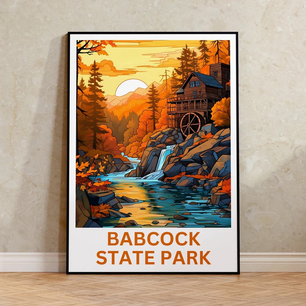 Babcock Travel Poster Premium Quality Choose your Size