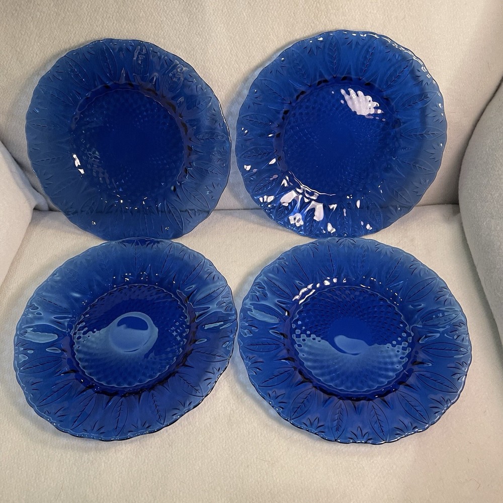 Set of 4 Avon Royal Sapphire Cobalt Blue 8