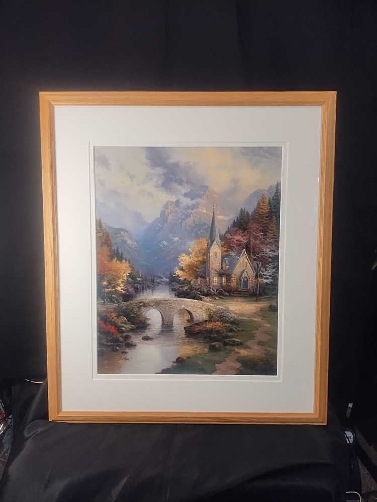 Thomas Kinkaid The Mountain Chapel, Signed Limited Edition