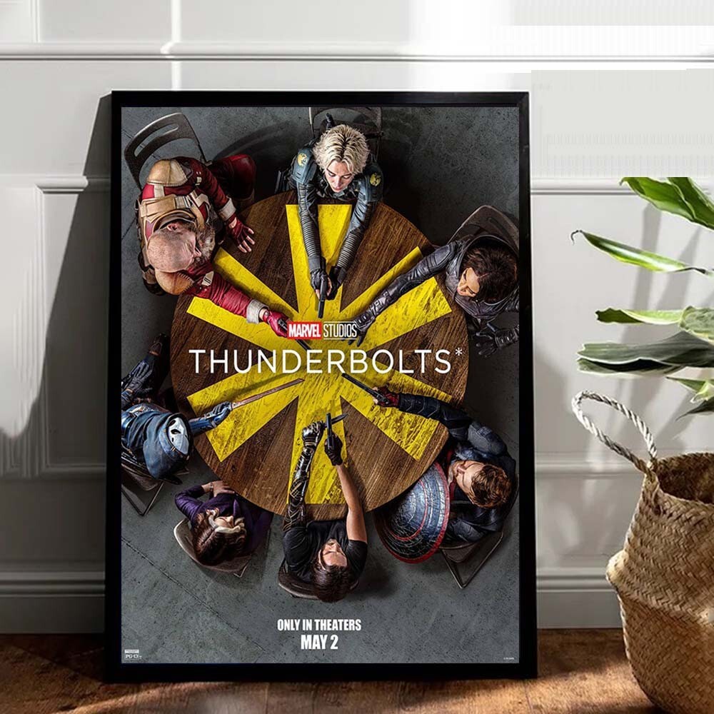 Final Poster For Thunderbolts Marvel Studio Only In Theaters May2025- Wall Decor