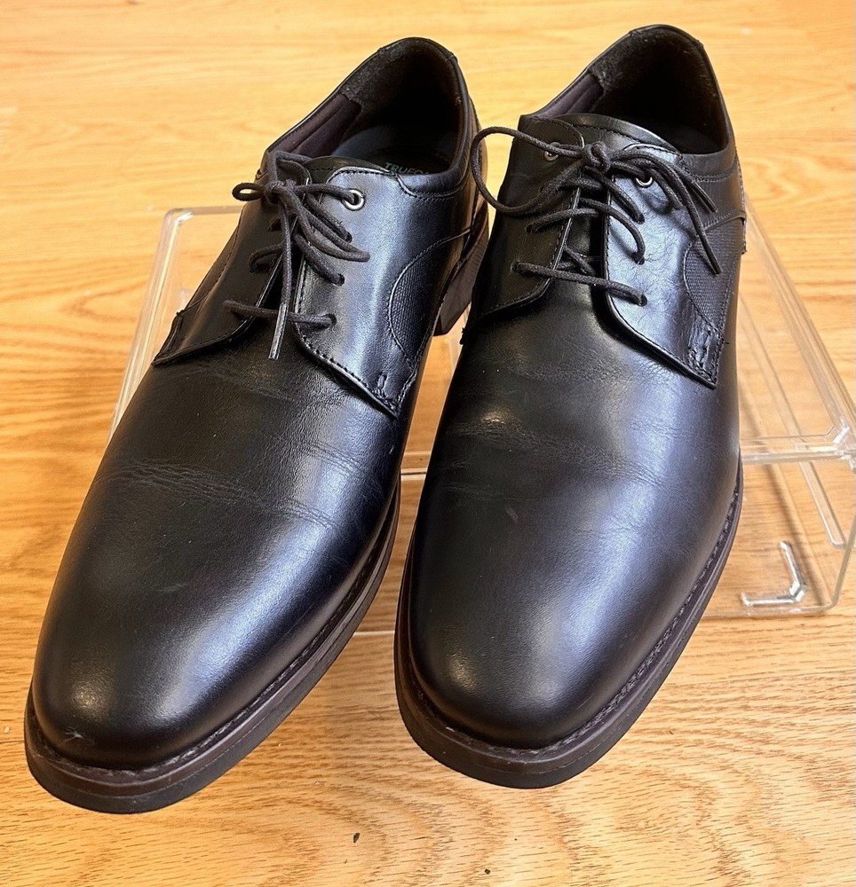 Johnston & Murphy XC4 Waterproof TRUFOAM Black Leather Shoes Mens Size 10.5