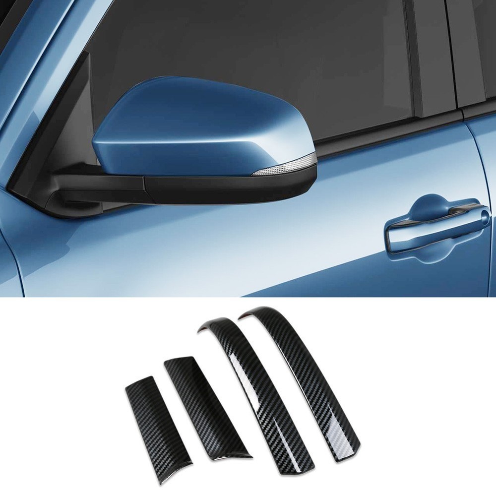 For Toyota 4Runner 2025 Rear View Mirror Side Molding Cover Trim Carbon Fiber