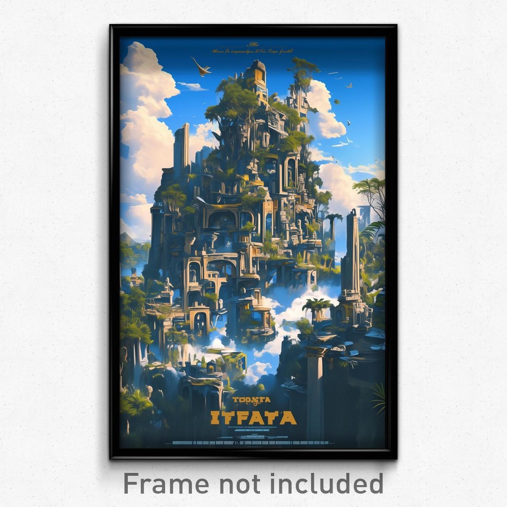 Indonesian Film Art Print Featuring Stylish Roman Architecture Design