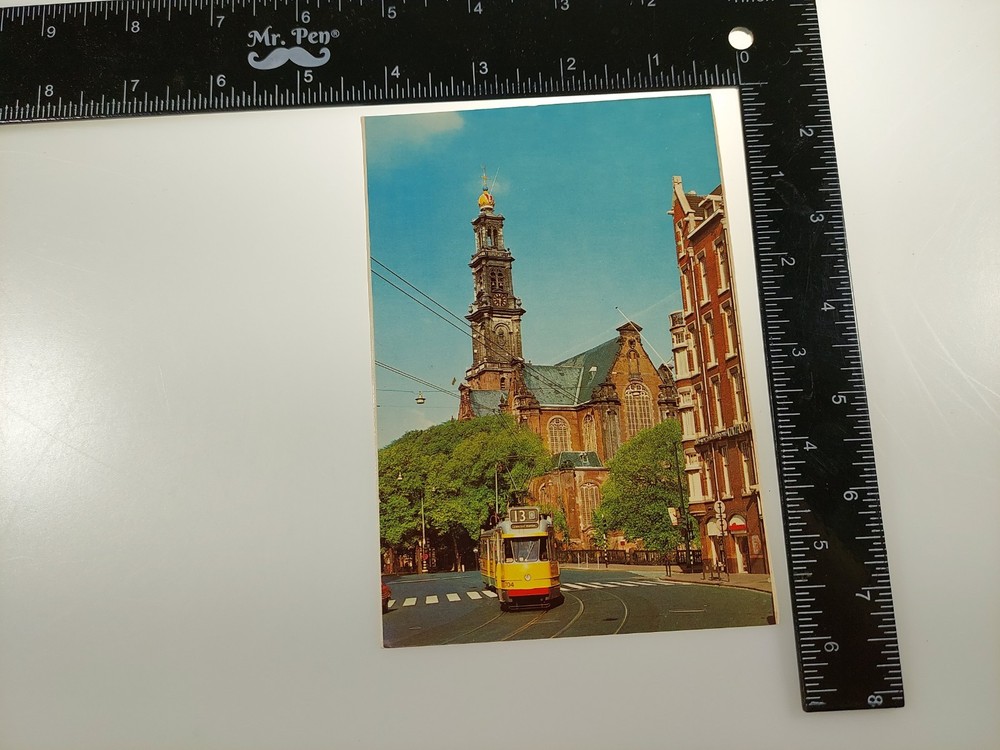 Postcard Westerkerk (Western Church) Church Amsterdam Netherlands