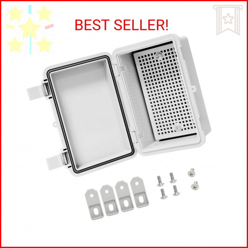 Junction Box, ABS Plastic, IP65 Waterproof Dustproof Universal Electrical Enclos-image