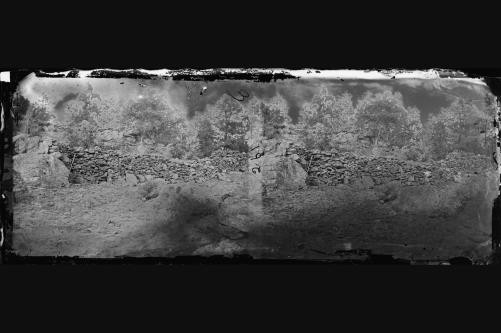 Photo:View,breastworks,Round Top,Gettysburg,Pennsylvania,Civil War,1863 1