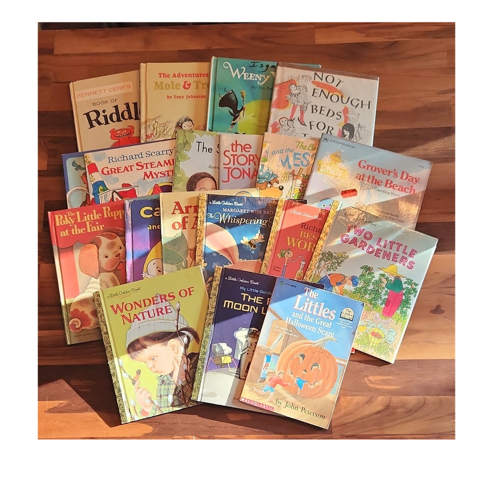 VTG Children's Picture Books Lot of 19, Little Golden Books, Richard Scarry