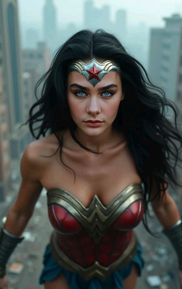 4x6  Color Photo Print Women Famous Fan Art ai Fantasy superhero cosplay Vbc 56