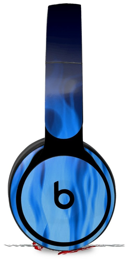 Skin for Beats Solo Pro Fire Blue BEATS NOT INCLUDED