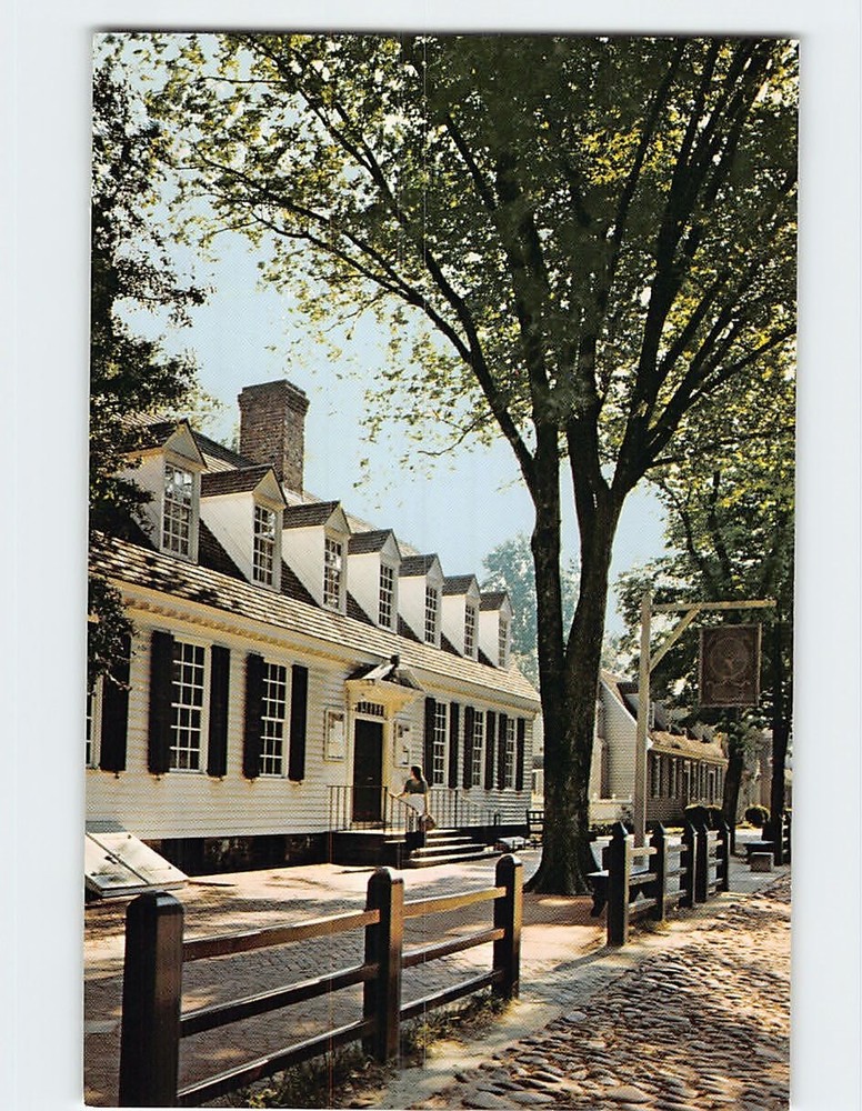 Postcard Raleigh Tavern Williamsburg Virginia USA
