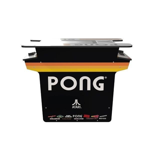 Arcade1Up Pong Head-to-Head Cocktail Arcade Table 12 Games