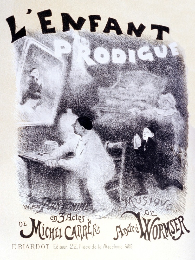 Vintage French Child Poster - Graphic Art for Interior Design 2328