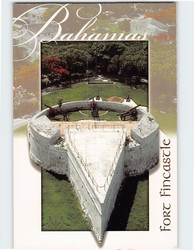 Postcard Fort Fincastle Nassau Bahamas